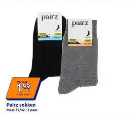 Action Pairz sokken aanbieding