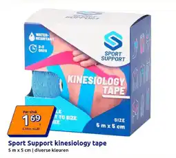 Action Sport Support kinesiology tape aanbieding
