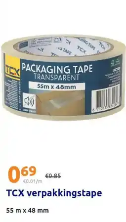 Action TCX verpakkingstape aanbieding