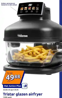 Action Tristar glazen airfryer aanbieding