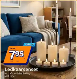 Action Ledkaarsenset aanbieding