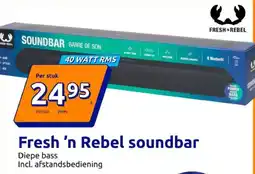 Action Fresh 'n Rebel soundbar aanbieding
