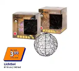 Action Lichtbol aanbieding