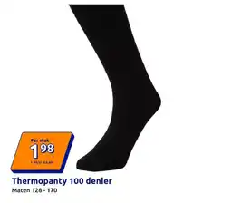 Action Thermopanty 100 denier aanbieding