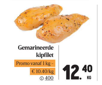 Buurtslagers Gemarineerde kipfilet aanbieding