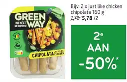 Alvo chipolata just like chicken aanbieding
