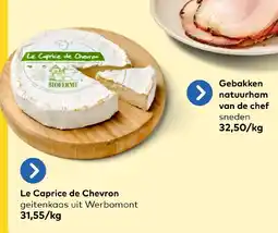 Bio Planet Le Caprice de Chevron geitenkaas uit Werbomont aanbieding