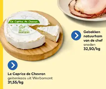 Le Caprice de Chevron geitenkaas uit Werbomont