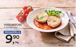 Alvo Vogelnestjes in tomatensaus aanbieding