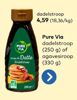 Bio Planet Pure Via dadelstroop aanbieding