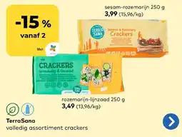 Bio Planet TerraSana crackers aanbieding