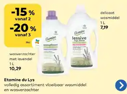 Bio Planet Etamine du Lys wasverzachter met lavendel aanbieding