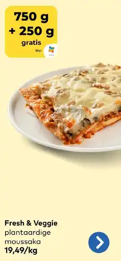 Bio Planet Fresh & Veggie plantaardige moussaka aanbieding