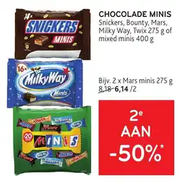 Alvo chocolate minis aanbieding