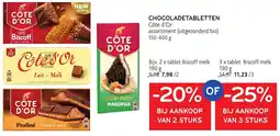 Alvo Chocoladetabletten Côte d'Or assortiment aanbieding