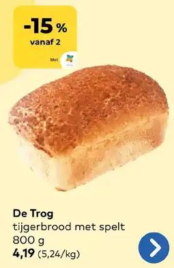 Bio Planet tijgerbrood met spelt aanbieding