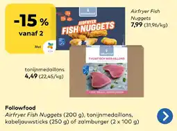 Bio Planet airfryer fish nuggets aanbieding