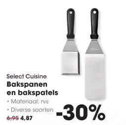 Hanos Bakspanen en bakspatels aanbieding