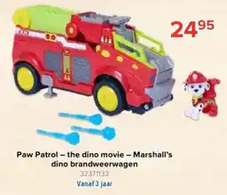 Euroshop paw patrol the dino movie marshall's dino brandweerwagen aanbieding