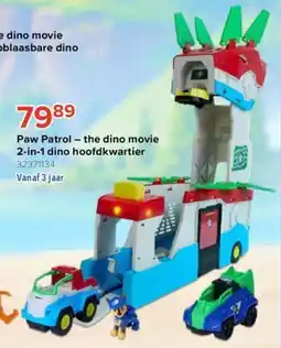 Euroshop Paw Patrol – the dino movie 2-in-1 dino hoofdkwartier aanbieding