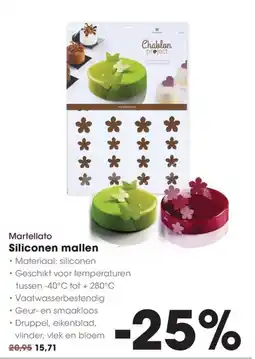 Hanos Siliconen mallen aanbieding