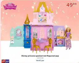 Euroshop Disney princess speelset met Rapunzel pop aanbieding