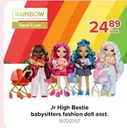 Euroshop Jr High Bestie babysitters fashion doll asst. aanbieding