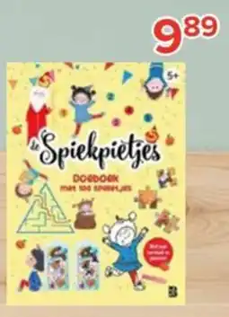 Euroshop de Spiekpietjes doosboek met 100 spelletjes aanbieding