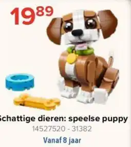 Euroshop Schattige dieren: speelse puppy aanbieding