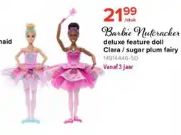 Euroshop barbie nutcracker deluxe feature doll clara / sugar plum fairy aanbieding