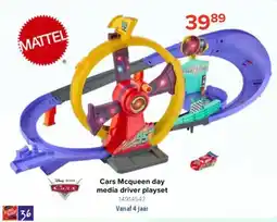Euroshop Cars Mcqueen day media driver playset aanbieding