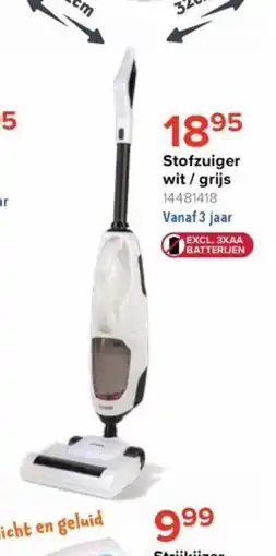 Euroshop Stofzuiger wit / grijs aanbieding