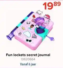 Euroshop Fun lockets secret journal aanbieding