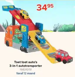 Euroshop Toet toet auto's 3-in-1 autotransporter aanbieding