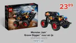 Euroshop Monster Jam Grave Digger vuur en ijs aanbieding