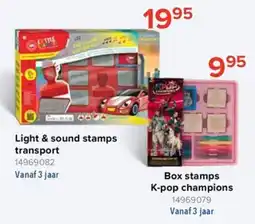 Euroshop Light & sound stamps transport aanbieding