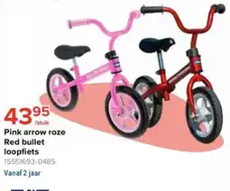 Euroshop Pink arrow roze red bullet loopfiets aanbieding
