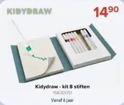 Euroshop Kidydraw - kit 8 stiften aanbieding