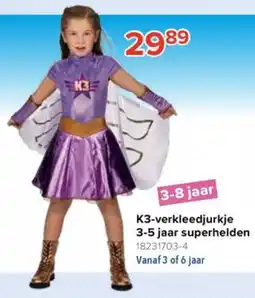 Euroshop K3-verkleedjurkje aanbieding