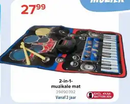 Euroshop 2-in-1-muzikale mat aanbieding