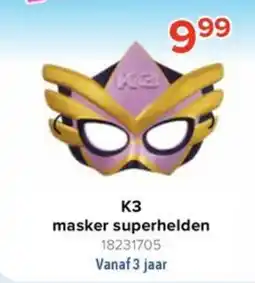 Euroshop K3 masker superhelden aanbieding