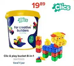 Euroshop Clic & play bucket 8-in-1 aanbieding