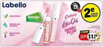 Kruidvat Labello clear lip oil aanbieding