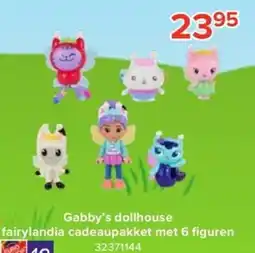 Euroshop Gabby's dollhouse fairylandia cadeaupakket met 6 figuren aanbieding