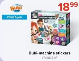 Euroshop Buki-machine stickers aanbieding