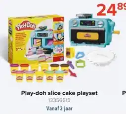Euroshop Play-doh slice cake playset aanbieding