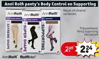 Kruidvat Panty supporting 30d natsum aanbieding