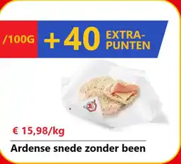 Renmans Ardense snede zonder been aanbieding