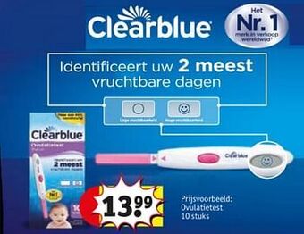 Kruidvat clearblue Ovulatietest aanbieding