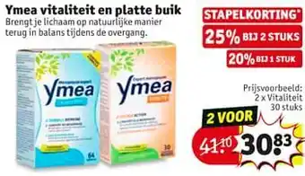 ymea Vitaliteit en platte buik